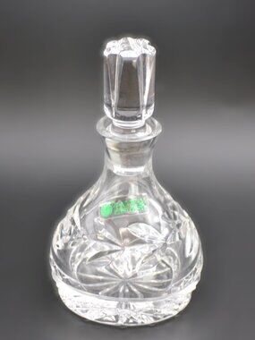 Galway Irish Cut Crystal Perfume Bottle  Vanity Decor